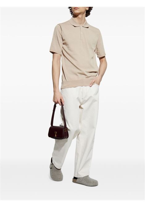 polo knitted uomo beige COMME DES GARÇONS SHIRT | FO-N0074